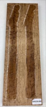 Hals Vogelaugenahorn "Caramel" 720x240x25mm "2 in 1" Einzelstück #066